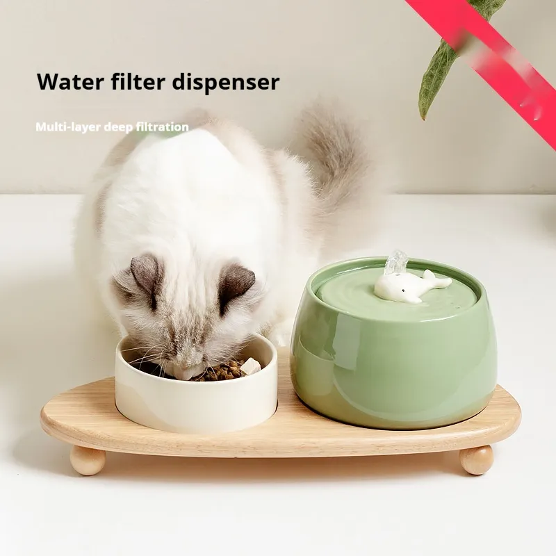 Ceramic Automatic Recirculating Filter Water Dispenser Cat