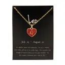 New European And American style Twelve sign Color glazed Pendant Alloy Necklace view 8
