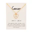 New European And American style Twelve sign Color glazed Pendant Alloy Necklace view 15