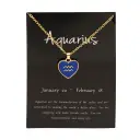 New European And American style Twelve sign Color glazed Pendant Alloy Necklace view 23