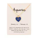New European And American style Twelve sign Color glazed Pendant Alloy Necklace view 30