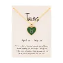 New European And American style Twelve sign Color glazed Pendant Alloy Necklace view 22
