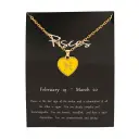 New European And American style Twelve sign Color glazed Pendant Alloy Necklace view 6