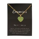 New European And American style Twelve sign Color glazed Pendant Alloy Necklace view 2