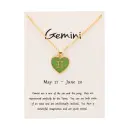 New European And American style Twelve sign Color glazed Pendant Alloy Necklace view 12