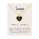 New European And American style Twelve sign Color glazed Pendant Alloy Necklace view 28