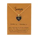 New European And American style Twelve sign Color glazed Pendant Alloy Necklace view 21
