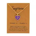 New European And American style Twelve sign Color glazed Pendant Alloy Necklace view 20