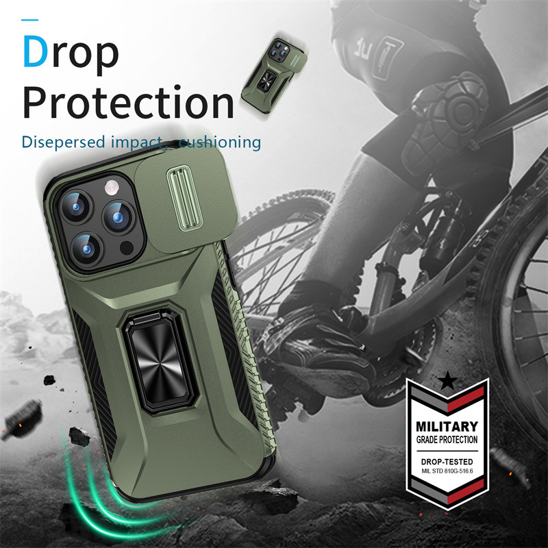 Ring-pull Sliding Window 17 Pro Max Phone Case 5