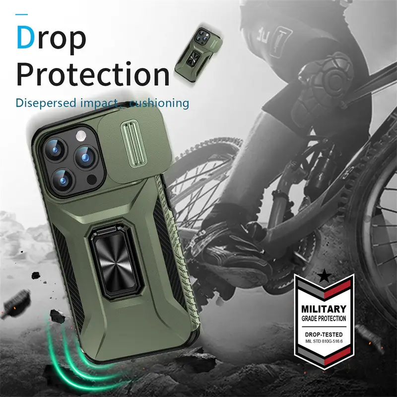 Ring-pull Sliding Window 17 Pro Max Phone Case