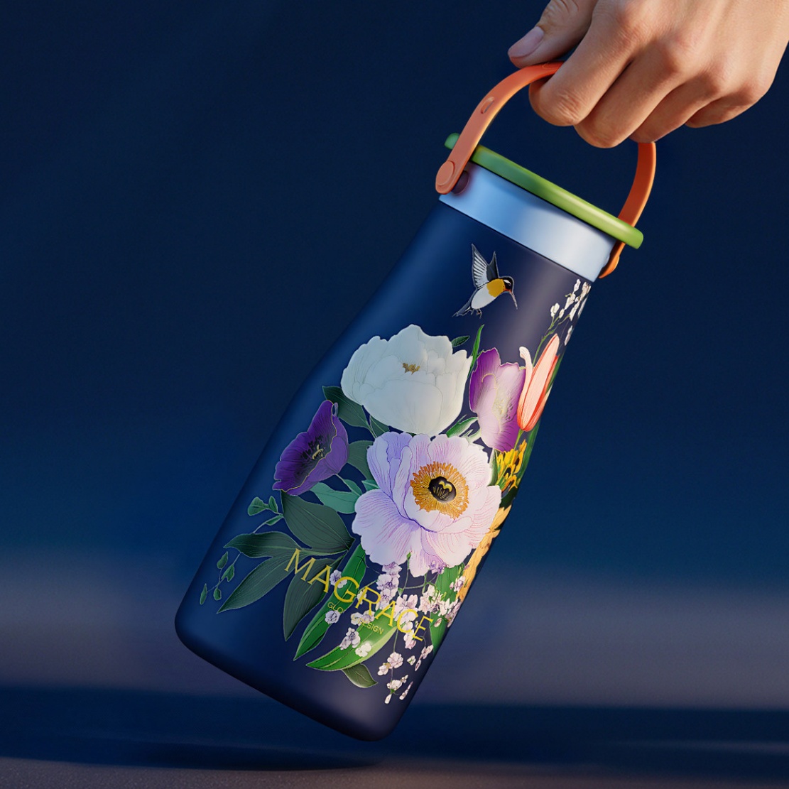 Stainless Steel Thermal Mug With A Ceramic Inner Liner Large Capacity