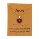 New European And American style Twelve sign Color glazed Pendant Alloy Necklace view 13