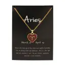 New European And American style Twelve sign Color glazed Pendant Alloy Necklace view 7