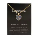 New European And American style Twelve sign Color glazed Pendant Alloy Necklace view 17