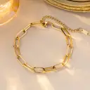 Hip-Hop Minimalist Titanium Steel Necklace For Women view 11