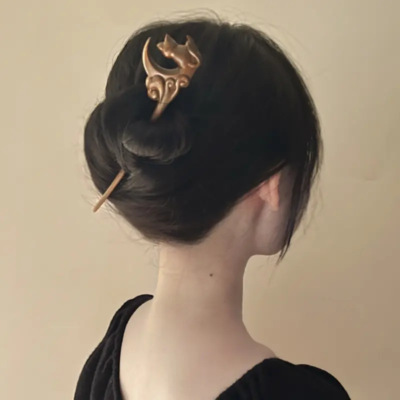 New Chinese-style Retro Cute Hair Bun Maker