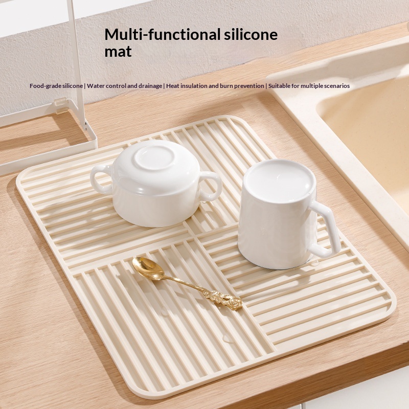 Thickened Heat insulating And Draining Mat Kitchen protective Silicone Pad