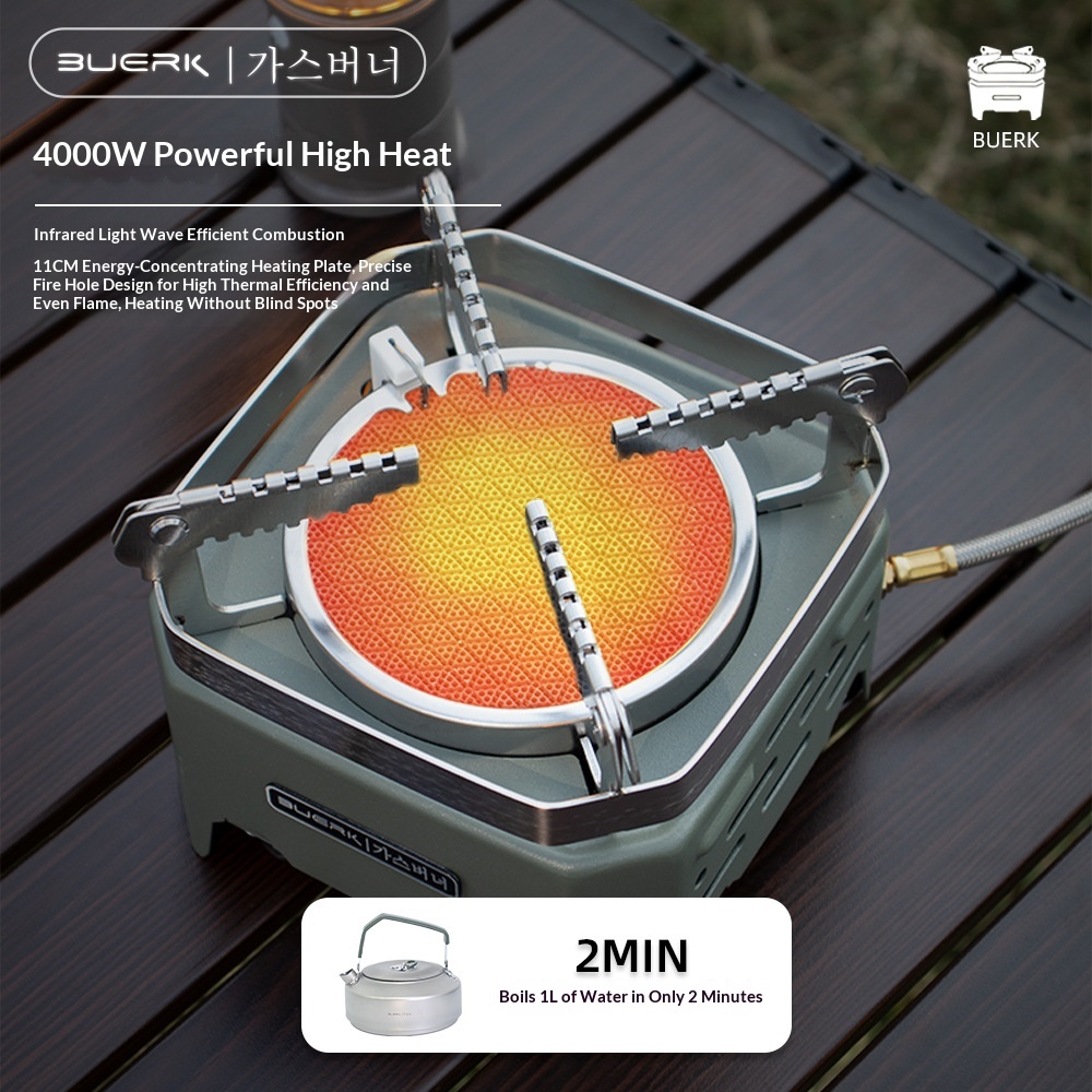 High-power Windproof Energy-efficient Outdoor Infrared Cartridge Stove