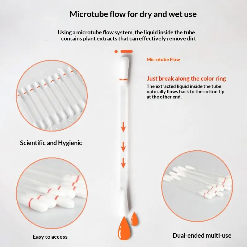 Pet Ear-cleaning Cotton Swabs For Removing Ear Mites