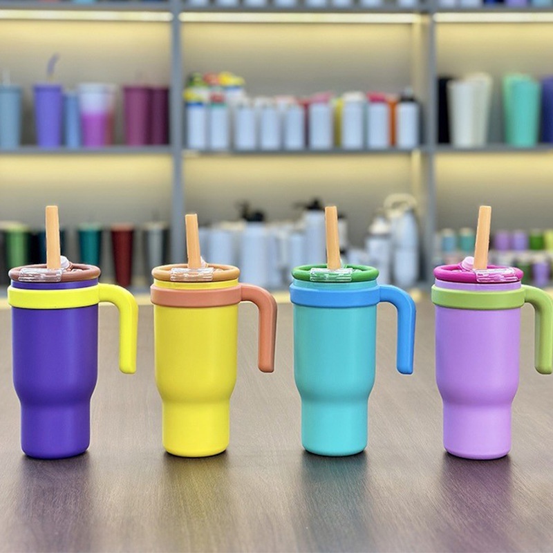 304 Stainless Steel Insulated Outdoor Handle Car Cup