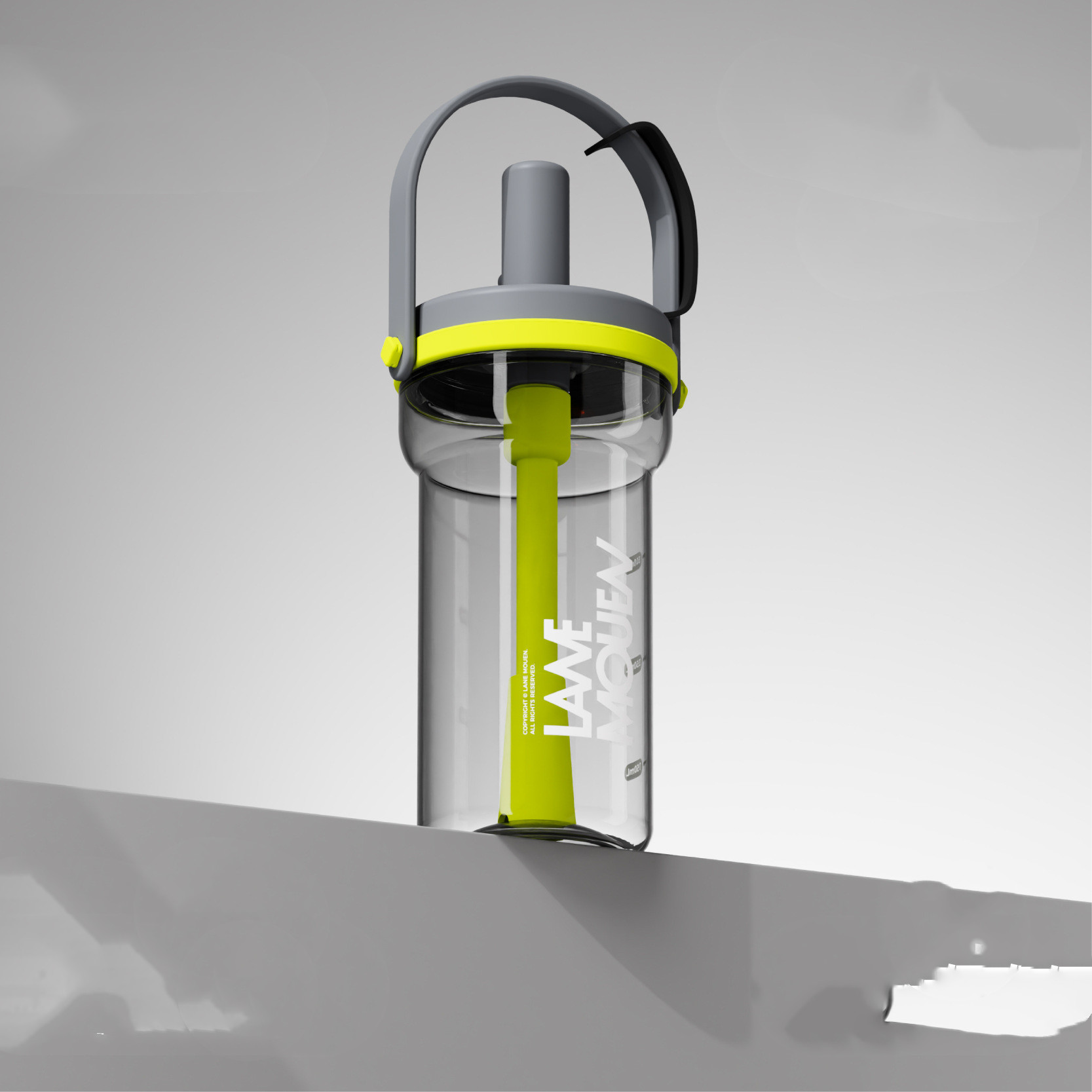 Straw Cup Large Capacity Stylish Water Bottle Girls Style