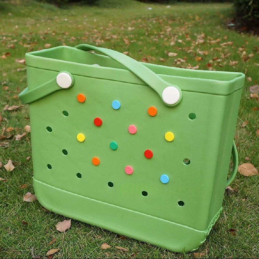 Seven-color Hole-pattern Beach Bag Accessory