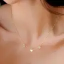 Stainless Steel Heart Pendant Letter Necklace view 5