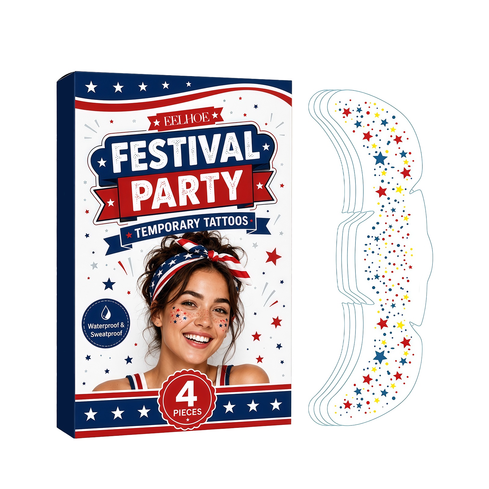 Festival Party Temporary Tattoos