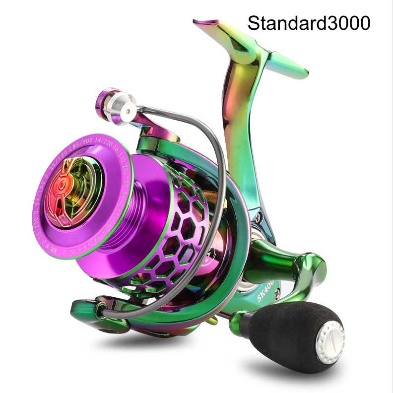 Colorful Spinning Wheel Shopee Fishing Reel Honeycomb Hole Thread Cup 2