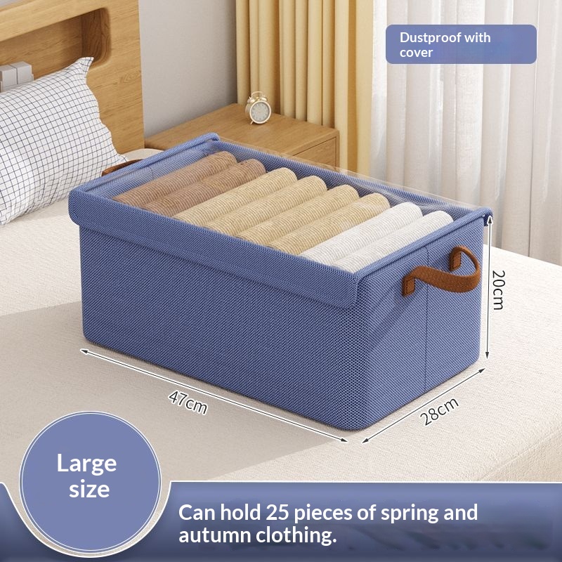 Clothing Storage Box Household Fabric Organizer 3