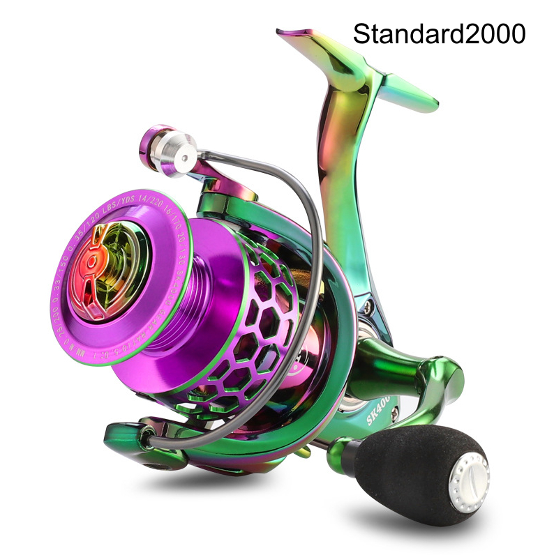 Colorful Spinning Wheel Shopee Fishing Reel Honeycomb Hole Thread Cup 5