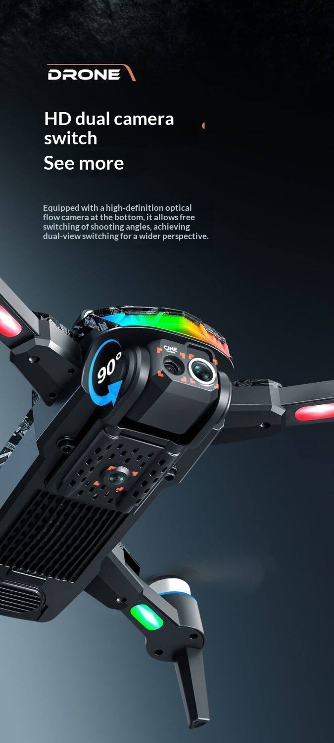 Night-Flying Brushless Drone with Optical Flow