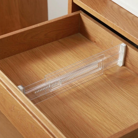Adjustable Divider Length Adjustable Storage Partition For Drawers