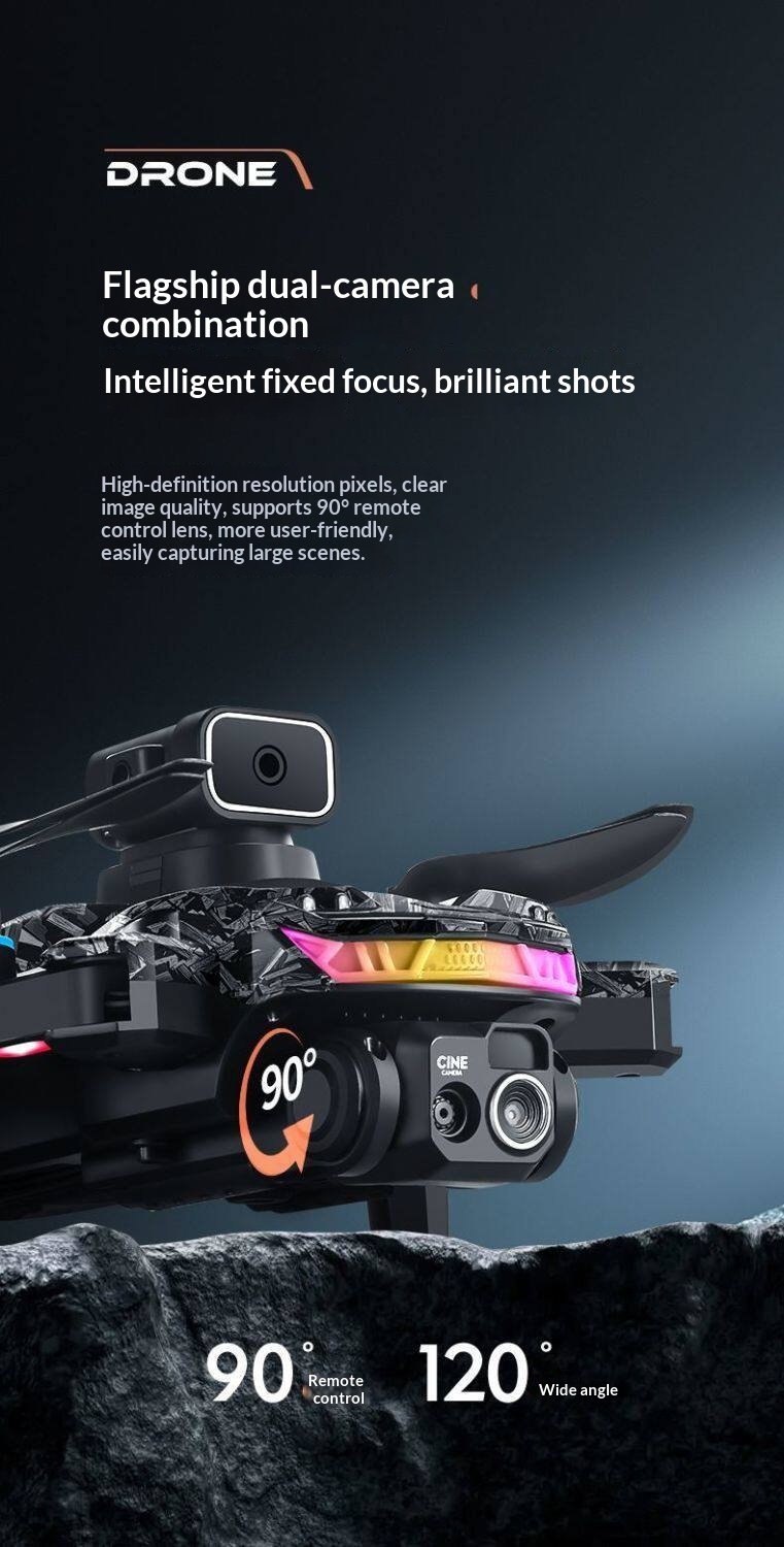 Night-Flying Brushless Drone with Optical Flow