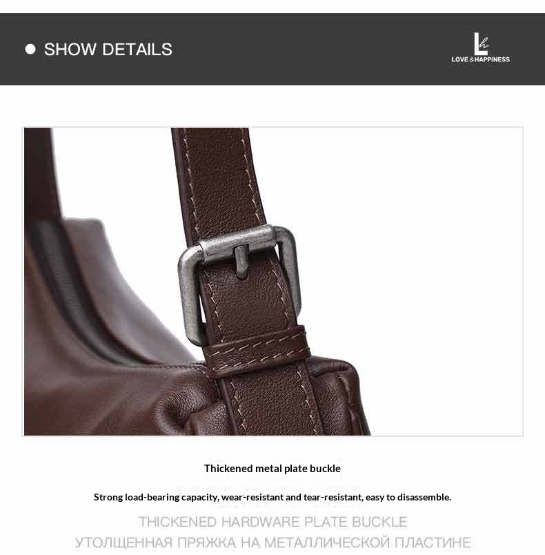 Large Capacity Shoulder Bag interior view