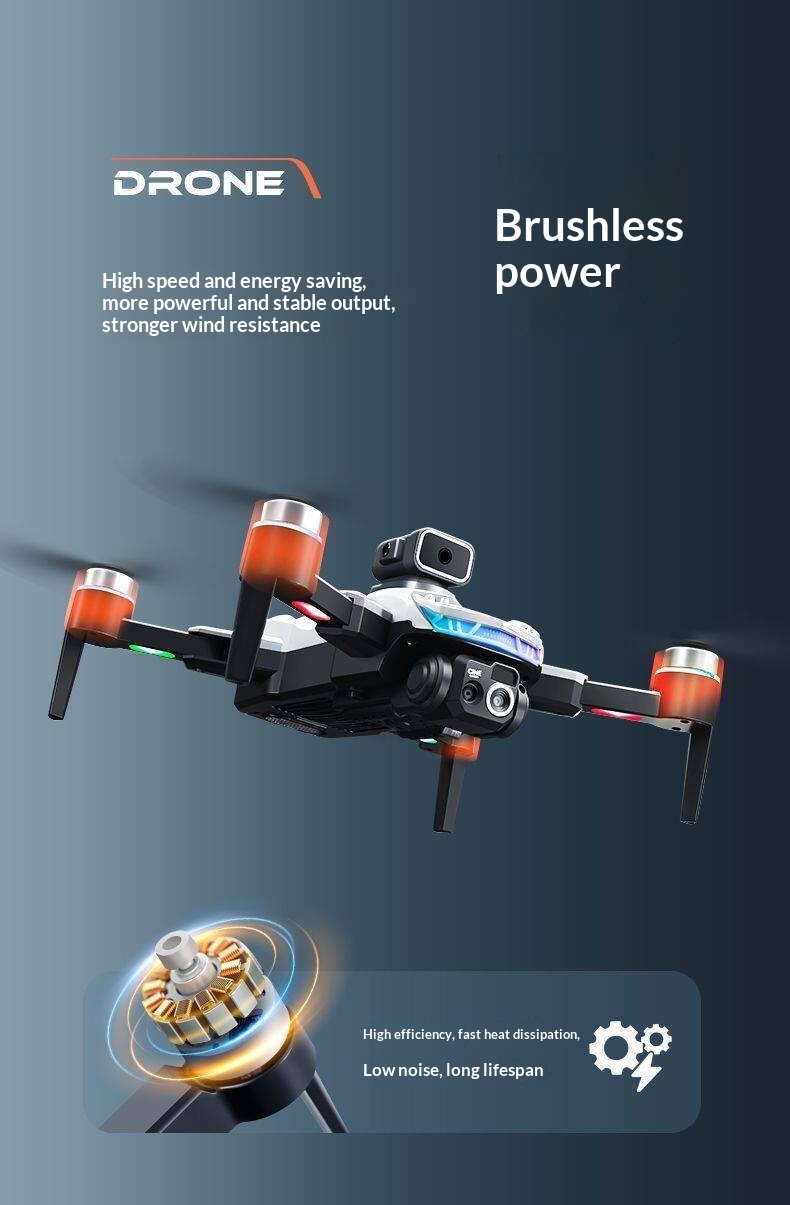 Night-Flying Brushless Drone with Optical Flow