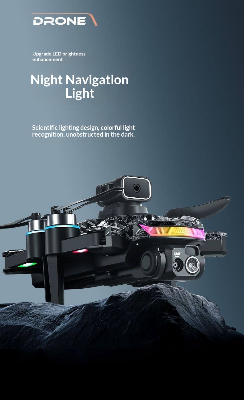 Night-Flying Brushless Drone with Optical Flow