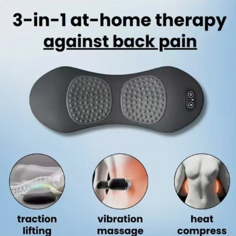 Lumbar Pillow Massage Heating Waist Pad