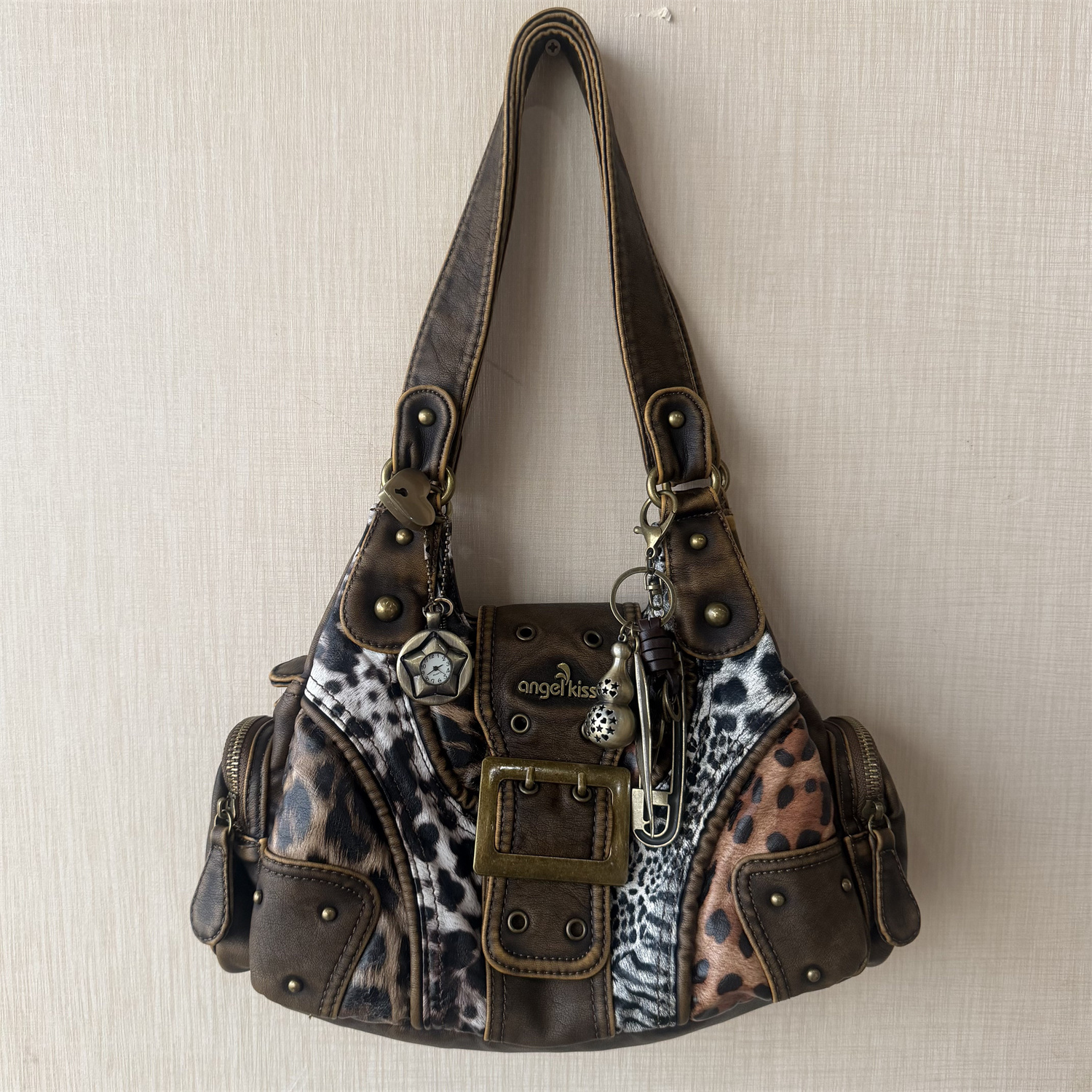 Ins Super Fire Street Diagonal Bag