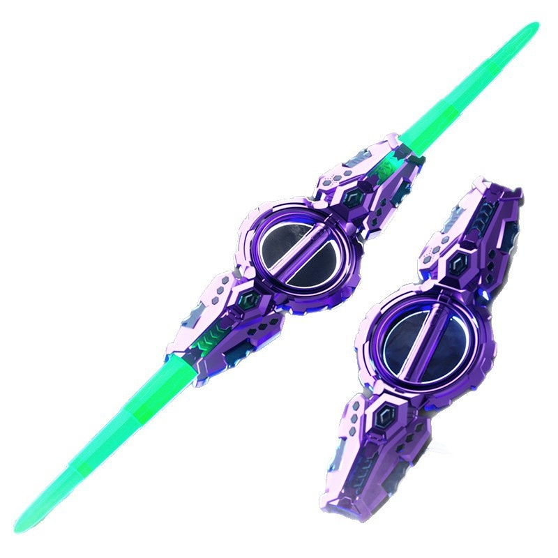 Sparkling Fireblade Dual-Edged Spinning Retractable Toy For Children — foto 11