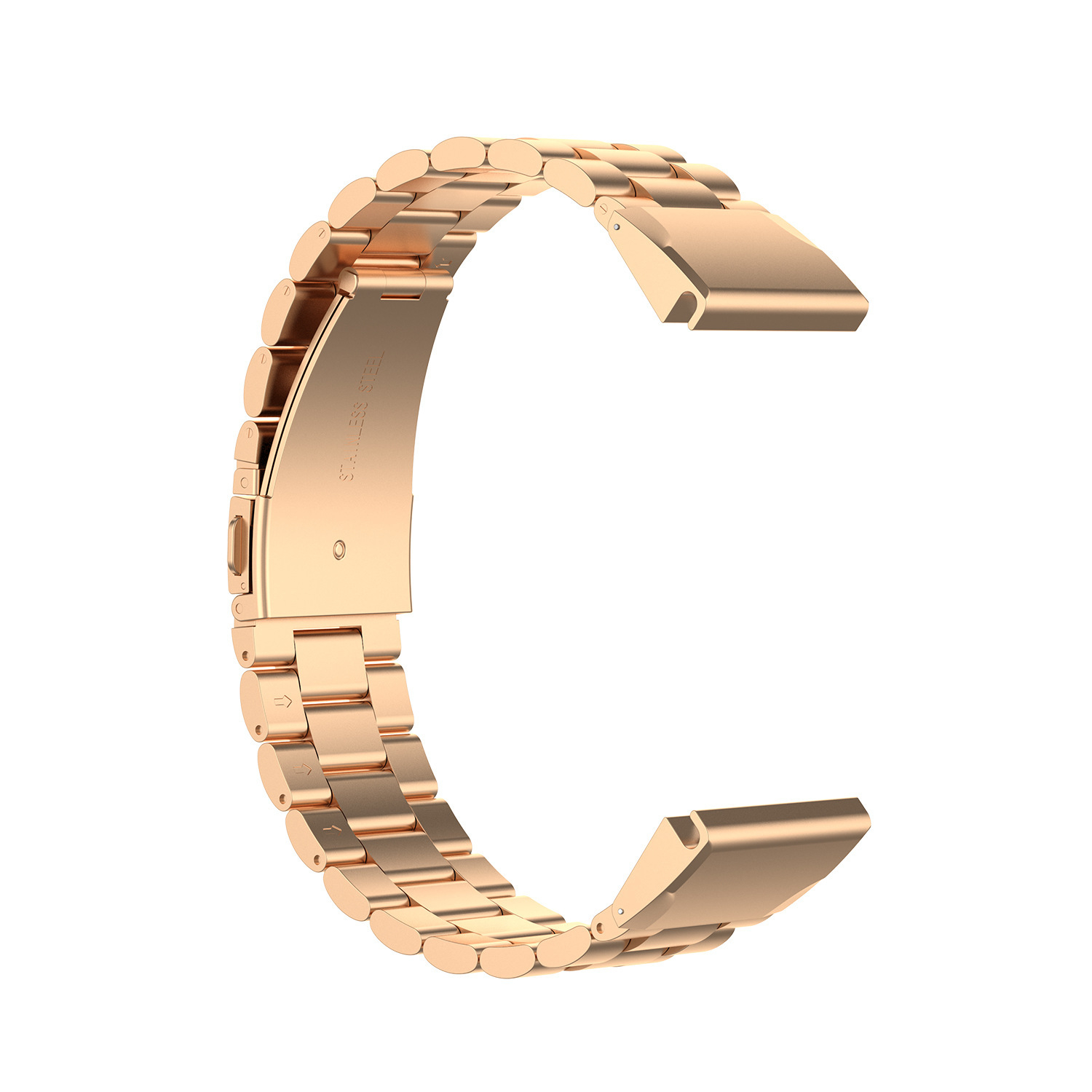 Quick-release Three-link Metal Watch Strap