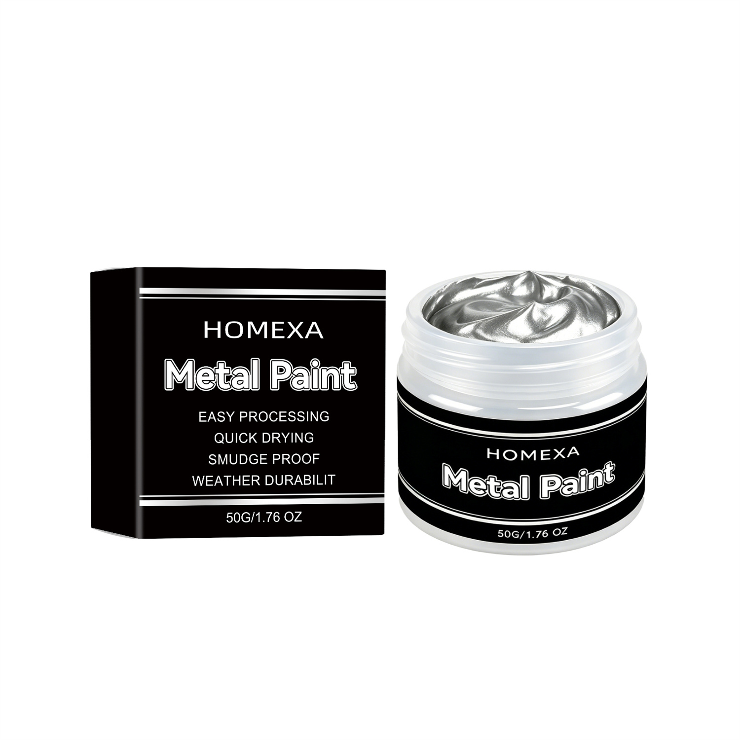 Silver Waterborne Metallic Paint