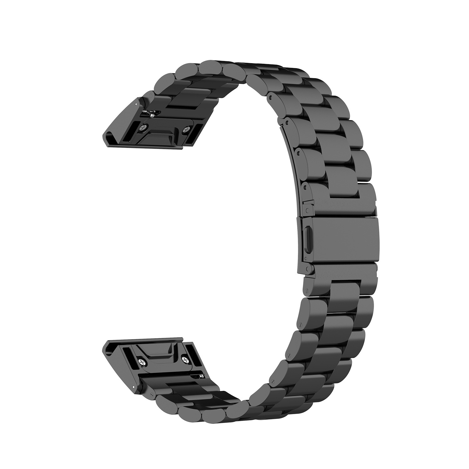Quick-release Three-link Metal Watch Strap