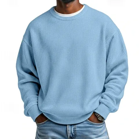 Mens Fashionable Simple and Relaxed Fit Sweatshirt