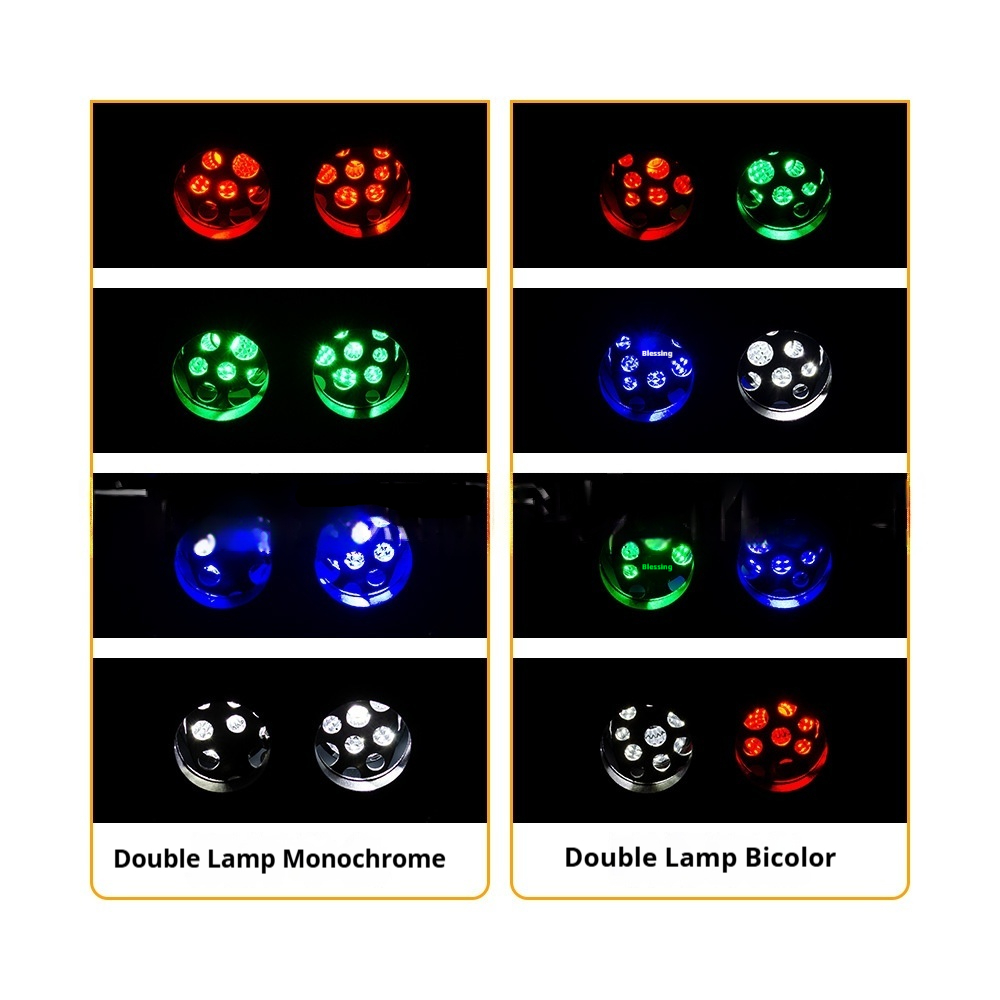 Dual-color Dual-lamp 20W Roof Light With Bluetooth App Control And Flashing Mode