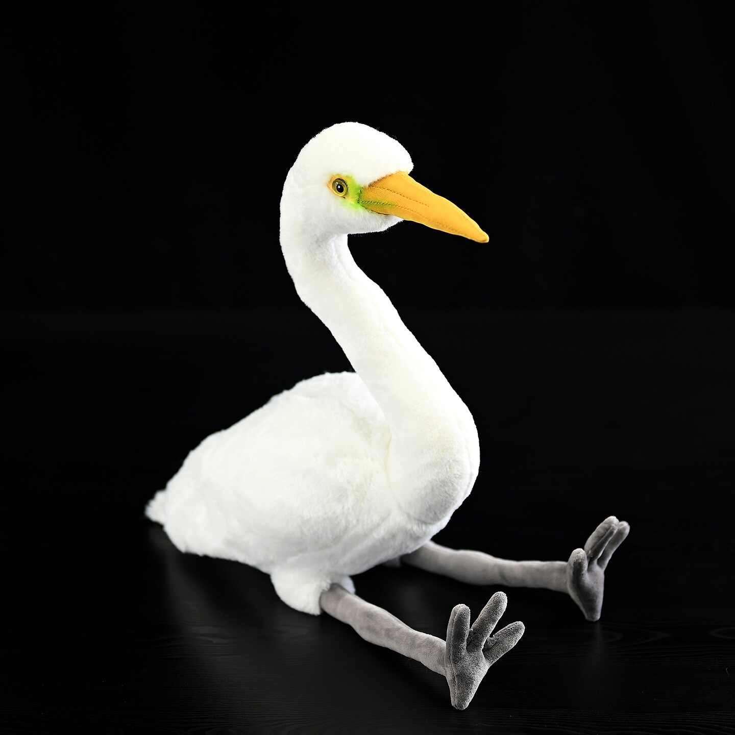 Great Egret Plush Toy Doll Cute