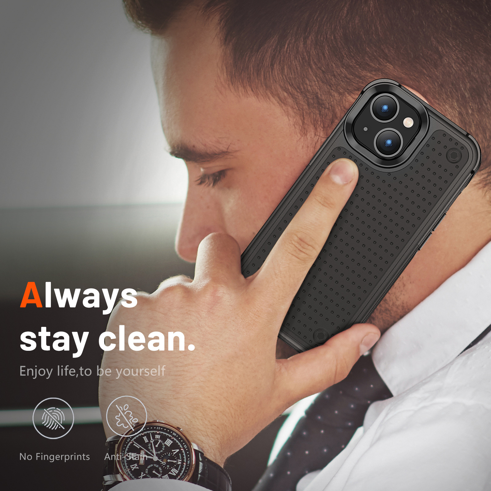 Creative Color Block Elegant Shatter-resistant Phone Case 6