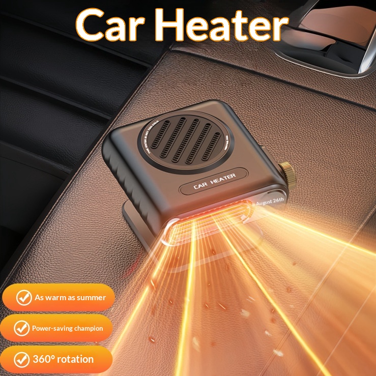 12V Car Heater Fast-Heating Cabin Fan For Cars And Trucks In Winter 4