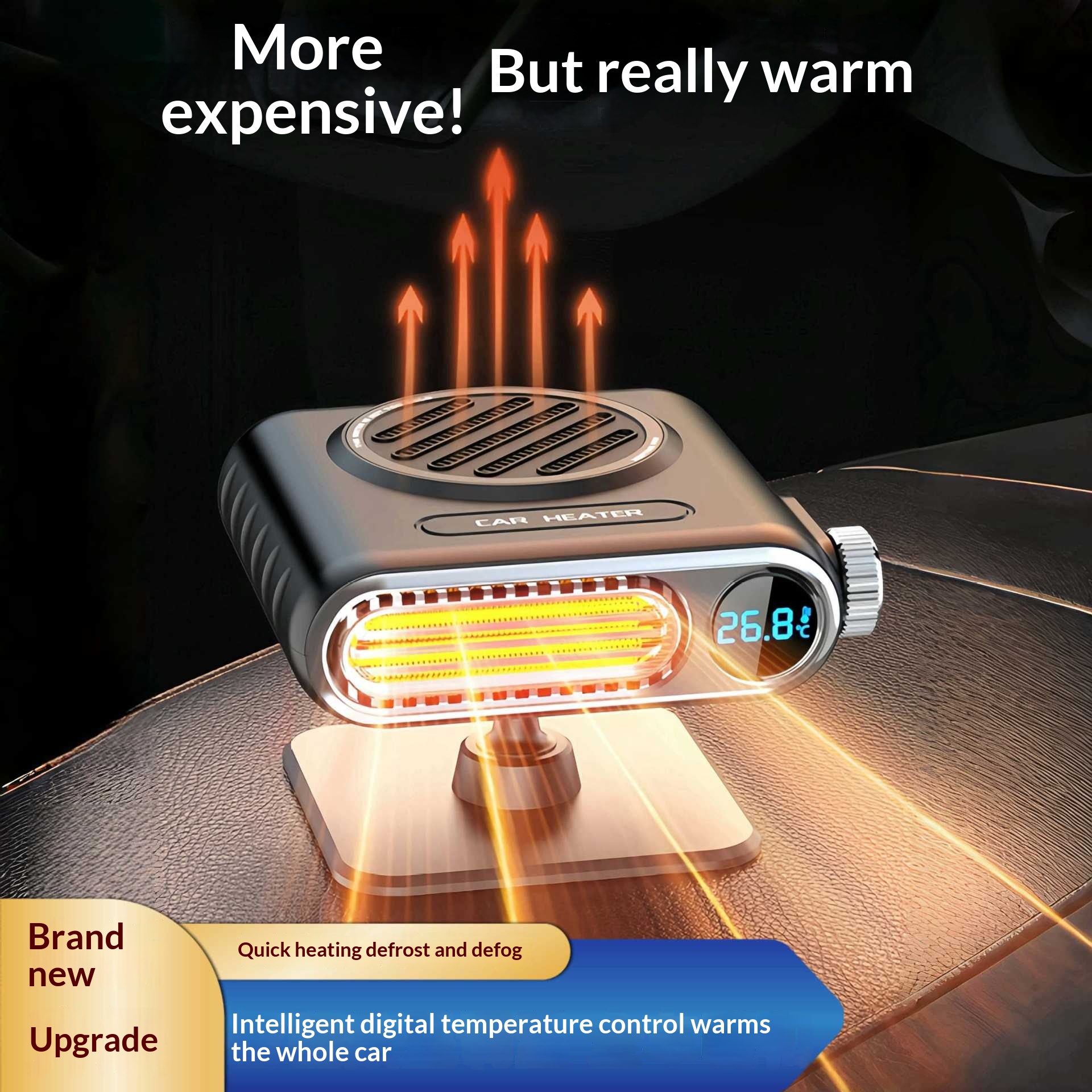 12V Car Heater Fast-Heating Cabin Fan For Cars And Trucks In Winter 2