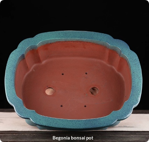 Purple Clay Flower Pot Rectangular Bonsai Special Pot Pottery